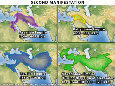 Israel's second manifestation, map